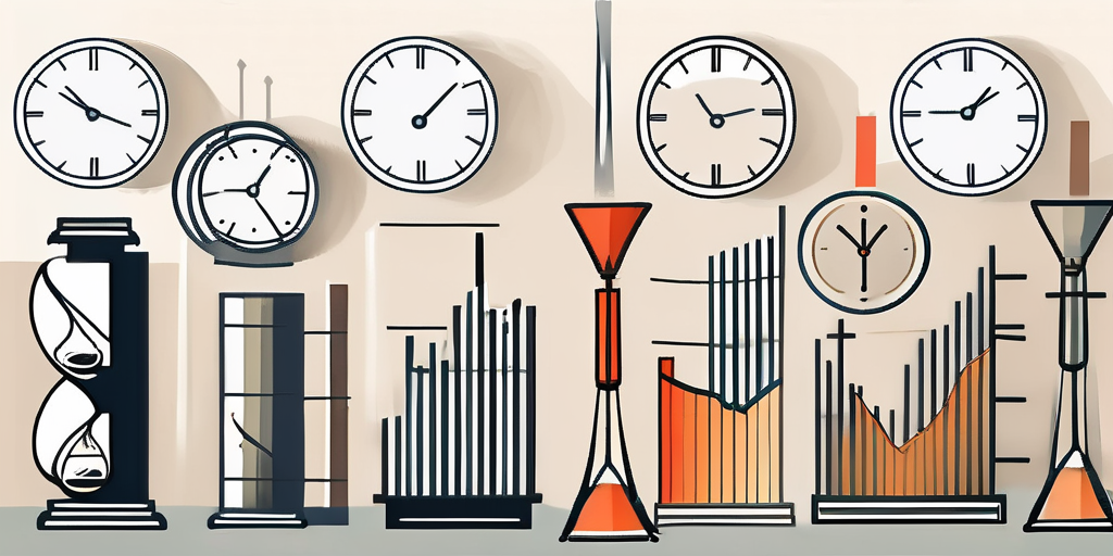 Ten diverse stock market graphs